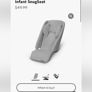 UPPAbaby infant snug seat